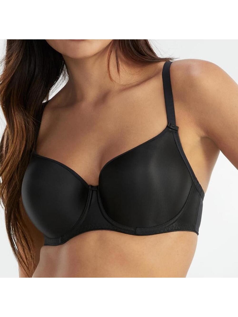 FANTASIE black molded cup full bust34 DDD underwired T-shirt bra #FL4510 New